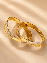 MICRO GOLD PLATED ANTI TARNISH BANGLES