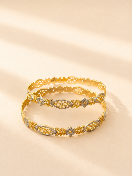 MICRO GOLD PLATED ANTI TARNISH BANGLES