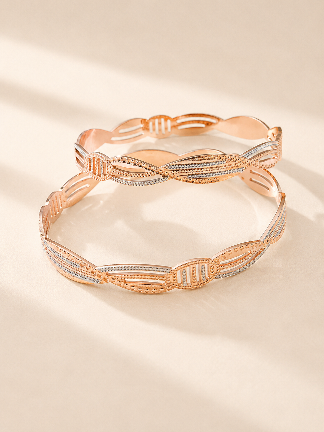 ROSE GOLD PLATED BANGLES