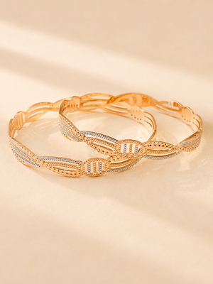 ROSE GOLD PLATED BANGLES