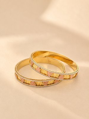 ANTIQUE MICRO GOLD PLATED BANGLES
