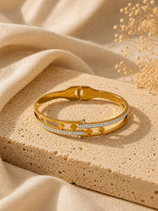 BOLD 18K GOLD PLATED BARCELET