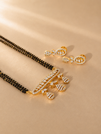 CZ MICRO GOLD PLATED MANGAL SUTRA