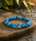 Aqua Serenity Natural Stone Bracelet – Balance, Protection & Inner Peace