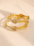 ANTIQUE MICRO GOLD PLATED BANGLES