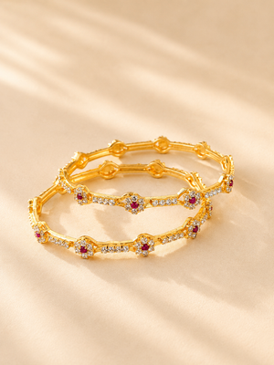 ANTIQUE MICRO GOLD PLATED BANGLES