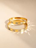 DUAL TONNE MICRO GOLD PLATED ANTIQUE BANGLES