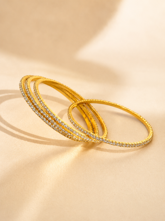 MICRO GOLD PLATED ANTI TARNISH BANGLES