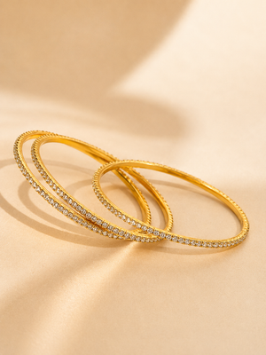 MICRO GOLD PLATED ANTI TARNISH BANGLES