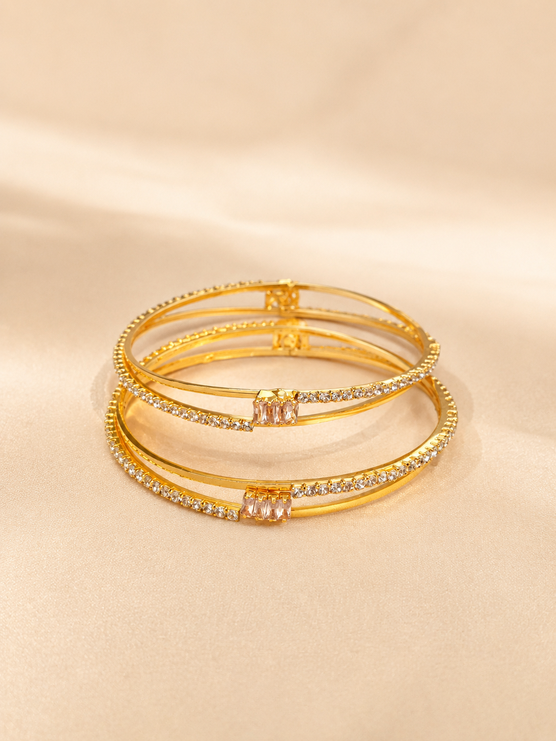 MICRO GOLD PLATED ANTI TARNISH BANGLES