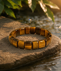 Natural Tiger Eye Protection & Confidence Bracelet