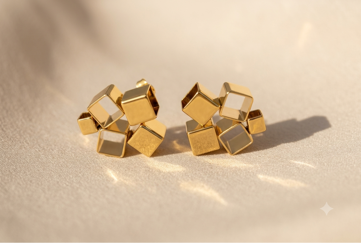 18k GOLD PLATED ANTI TARNISH  EARRINGS
