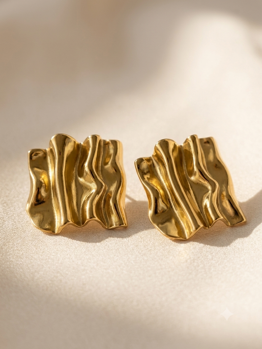 18K GOLD PLATED ANTI TARNISH EARRINGS