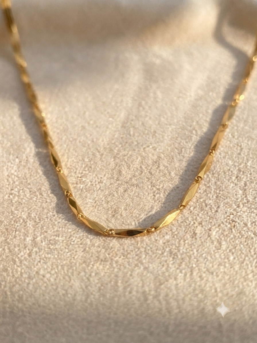 MEN’S 18k GOLD PLATED CHAIN