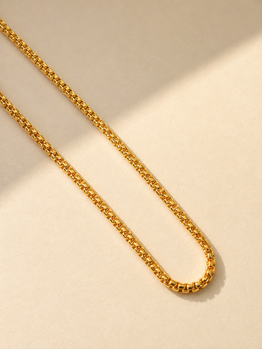 Luxe Micro Gold Plated Unisex Chain