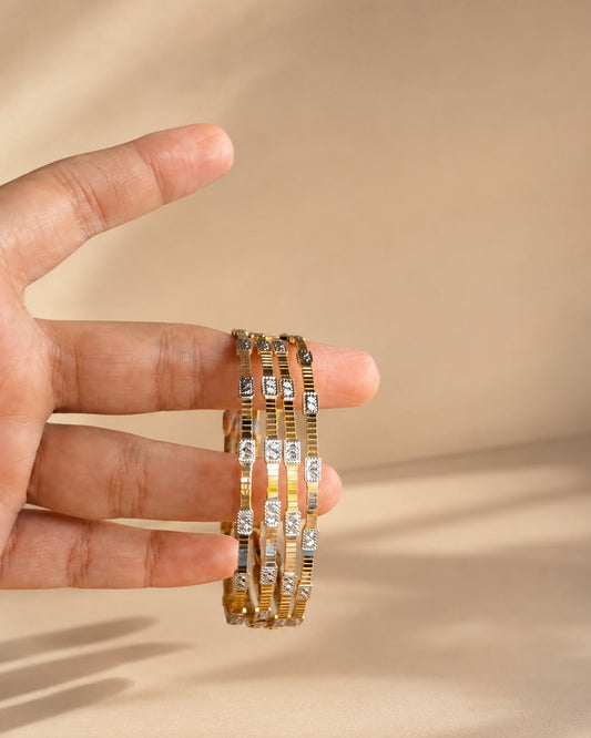 Chuppa Micro Gold Plated Bangles