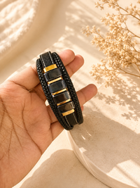 Obsidian Royale Natural Stone Bracelet