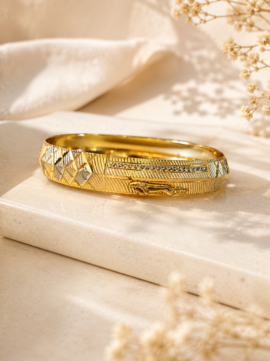 Jaguar Royale 22K Gold-Plated Men’s Kada