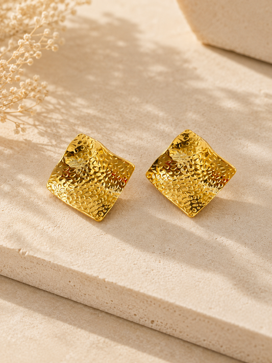 18K GOLD PLATED ANTI TARNISH EARRINGS