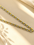 Aurex Dual-Tone Chain — 18K Gold Finish