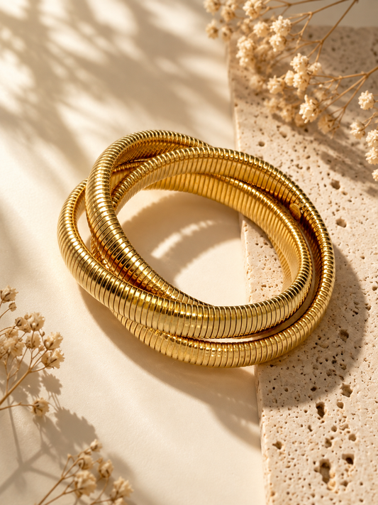 18K GOLD PLATED ANTI TARNISH BRACELET