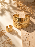 BOLD 18K BRACELET & RING COMBO