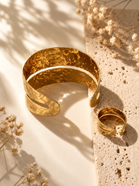 BOLD 18K BRACELET & RING COMBO