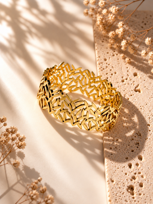 BOLD 18k GOLD PLATED ANTI TARNISH BRACELET