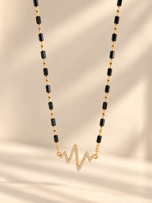 Heartbeat CZ Mangalsutra