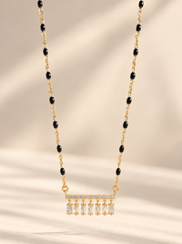 Celeste Crystal Bar Mangalsutra