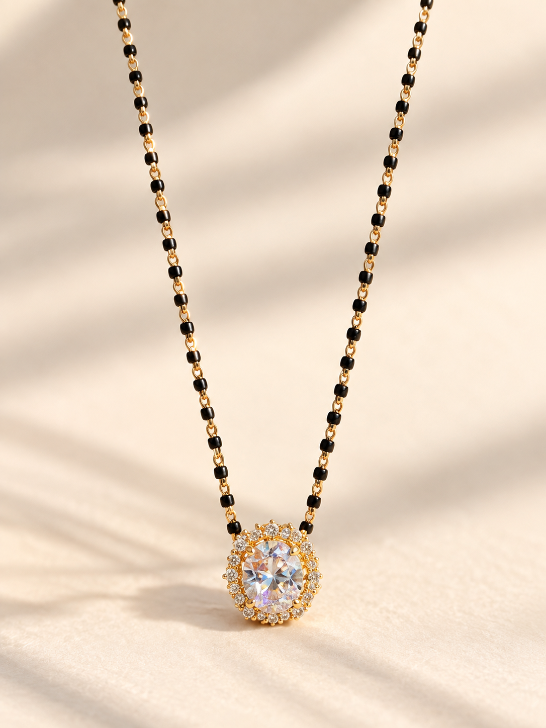 Vandana Micro Gold Plated Mangal Sutra