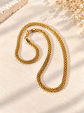 Luxe Curb 18k Gold Plated Chain