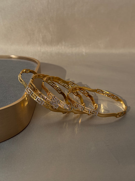 MICRO GOLD PLATED ANTI TARNISH BANGLES