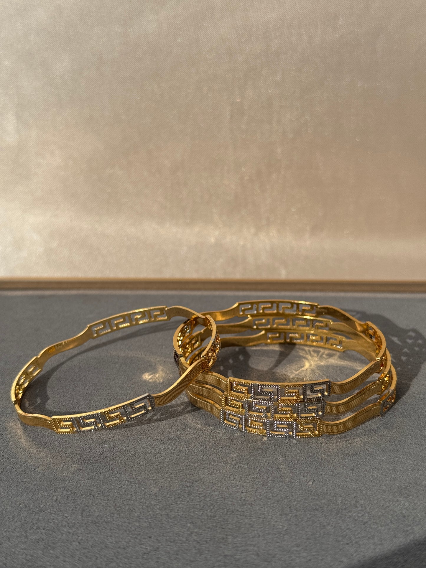 MICRO GOLD PLATED ANTI TARNISH BANGLES