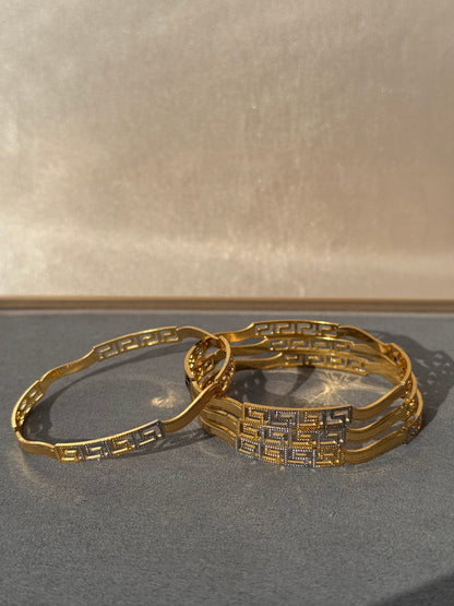 MICRO GOLD PLATED ANTI TARNISH BANGLES