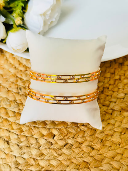 MICRO GOLD PLATED ANTI TARNISH BANGLES