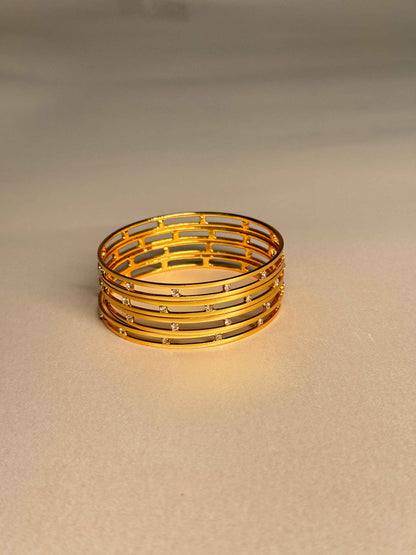 MICRO GOLD PLATED ANTI TARNISH BANGLES