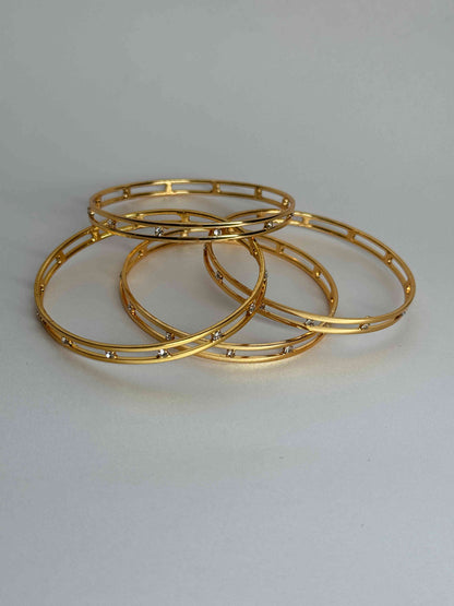 MICRO GOLD PLATED ANTI TARNISH BANGLES