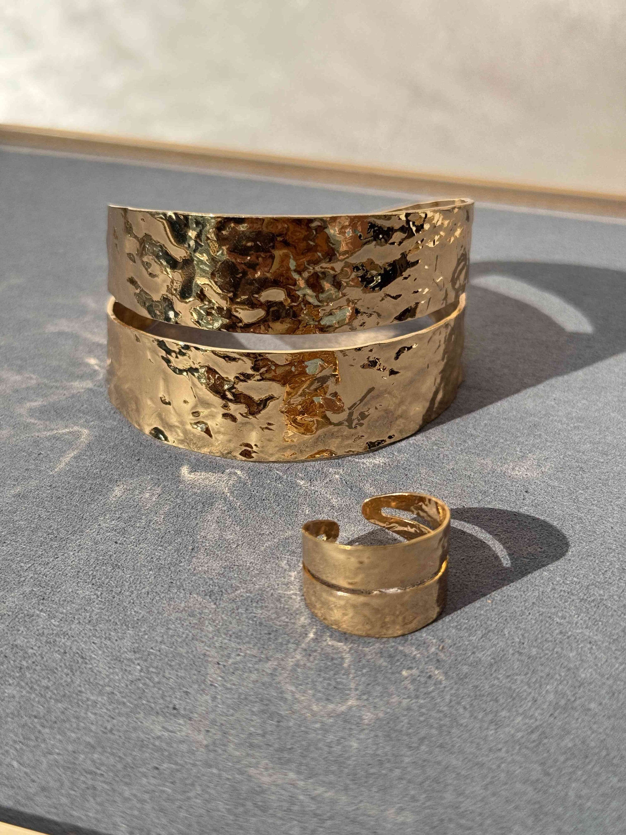 BOLD 18K BRACELET & RING COMBO
