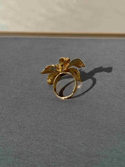 BOLD 18K GOLD PLATED ADJUSTABLE RING