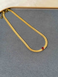18K BOLD RUBY GOLD PLATED CHAIN