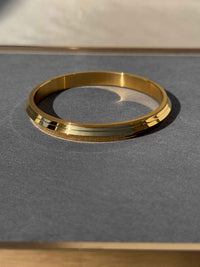 MENS 22K GOLD PLATED ANTI TARNISH KADA - 8 MM