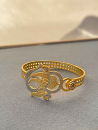 TRADITIONAL GOLD PLATED ANTIQUE BRACELET