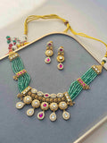 ANTIQUE KUNDAN GOLD PLATED NECKLACE