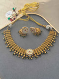 TRADITIONAL ANTIQUE GOLD PLATED CHOKER