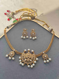 ANTIQUE GOLD PLATED CHOKER