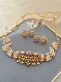 ANTIQUE KUNDAN GOLD PLATED NECKLACE