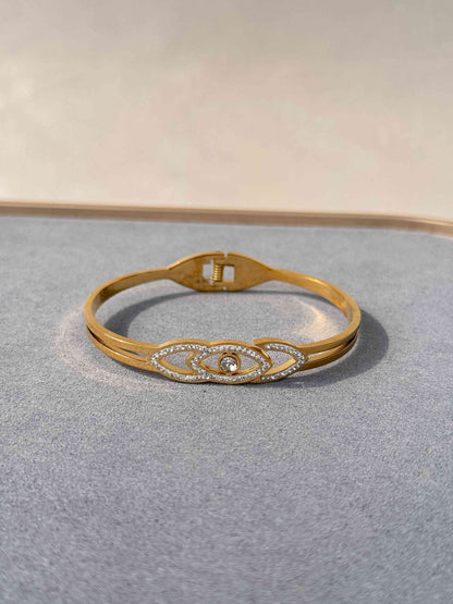 EVIL EYE 18K GOLD PLATED BRACELET