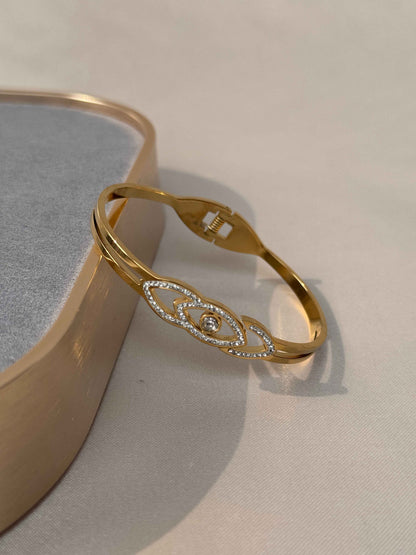 EVIL EYE 18K GOLD PLATED BRACELET