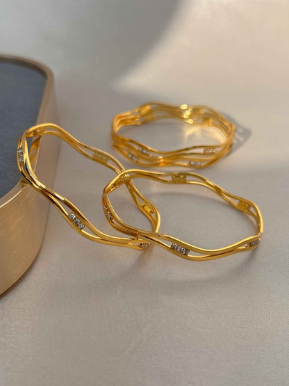 MICRO GOLD PLATED ANTI TARNISH BANGLES